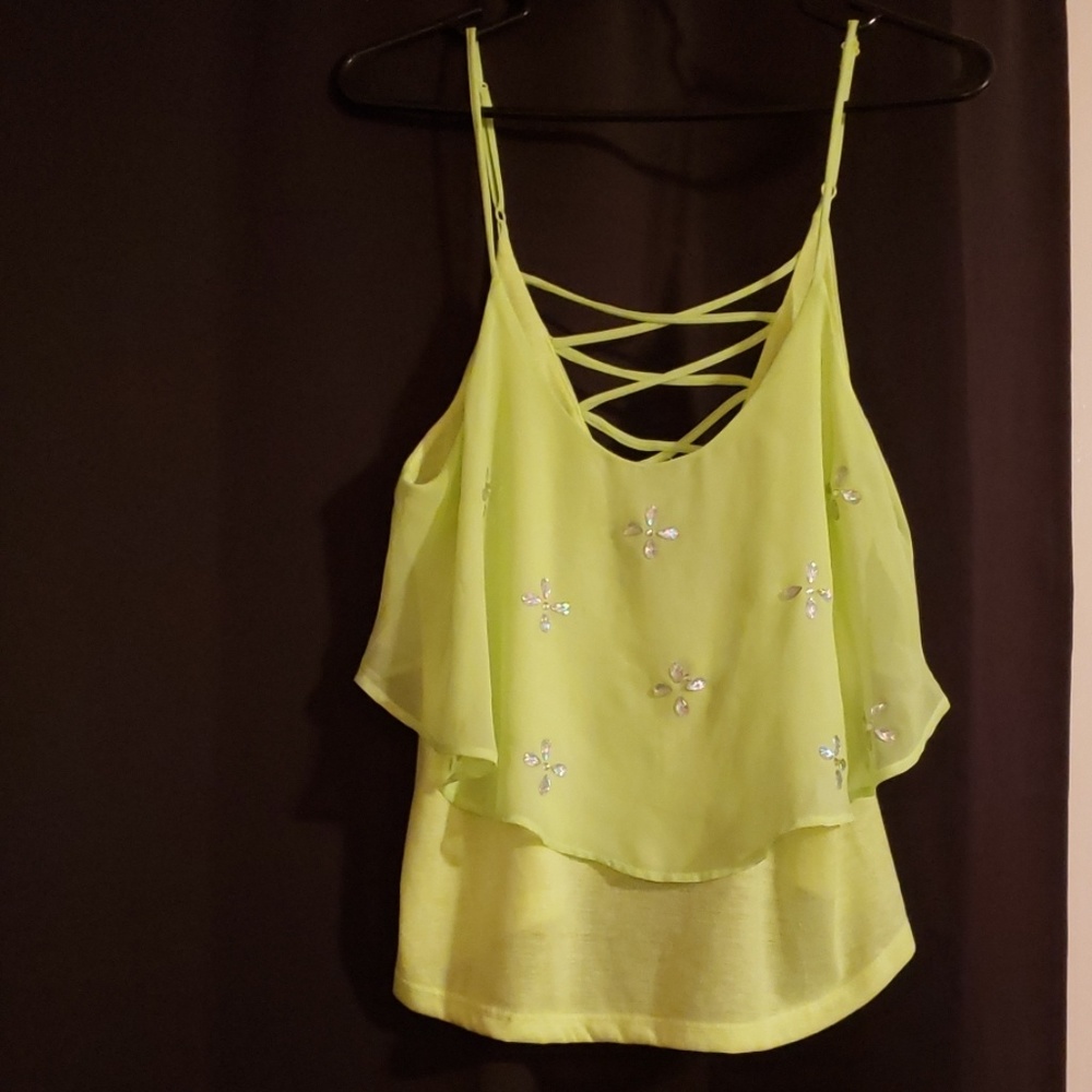 Neon Yellow Cami